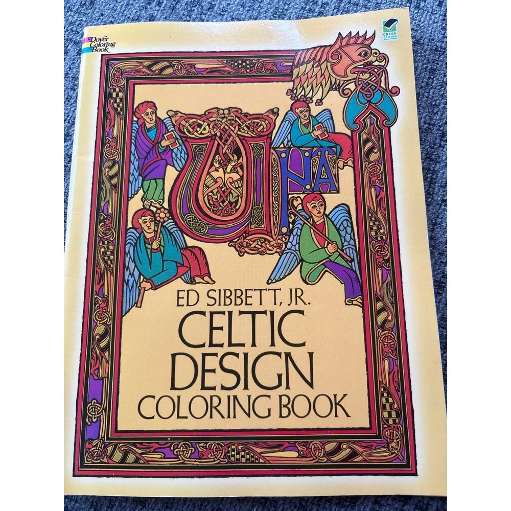 Dover Coloring Books Celtic Design Tibetan Designs Ed Sibbett Jr Marty Noble